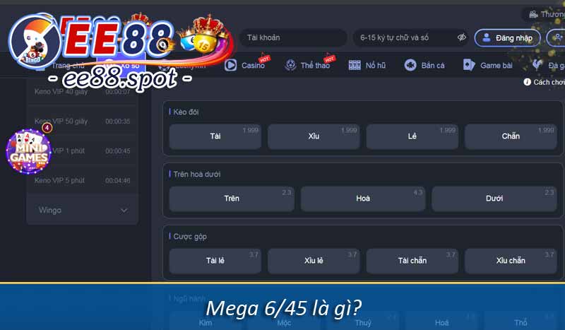 Mega 6/45 – Xổ số tự chọn cùng tỷ lệ đổi thưởng hấp dẫn 5 Mega 6/45 là gì?