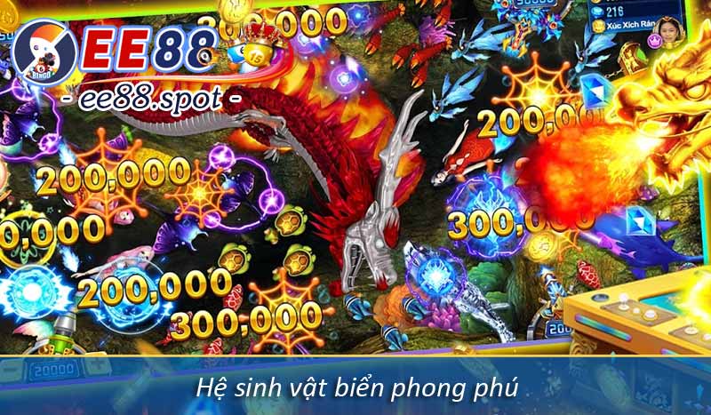 Hệ sinh vật biển phong phú