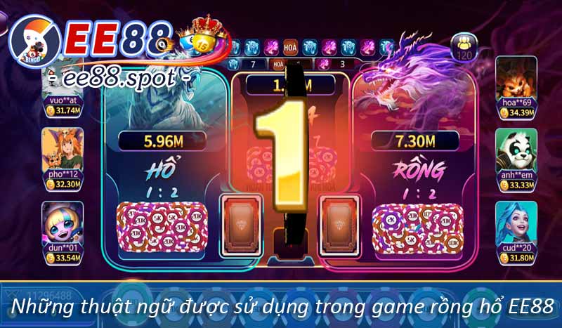Rồng Hổ EE88 - Tựa Game Bài Dễ Chơi Hoàn Trả Lớn 5 Những thuật ngữ được sử dụng trong game rồng hổ EE88