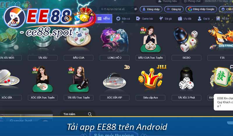 Tải App EE88 - Cá Cược Tiện Lợi Trên Thiết Bị IOS & Android 4 Tải app EE88 trên Android