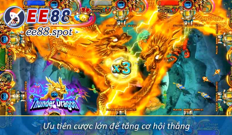 Bắn cá ocean và kinh nghiệm chơi dễ thắng lớn tại EE88.spot 11 Ưu tiên cược lớn để tăng cơ hội thắng